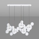 Giopato & Coombes - Bolle ZigZag Chandelier 24 Bubbles